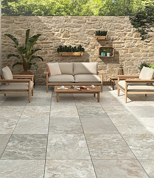 A beautifully tiled modern kitchen